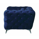 Atronia Blue Loveseat - Ornate Home