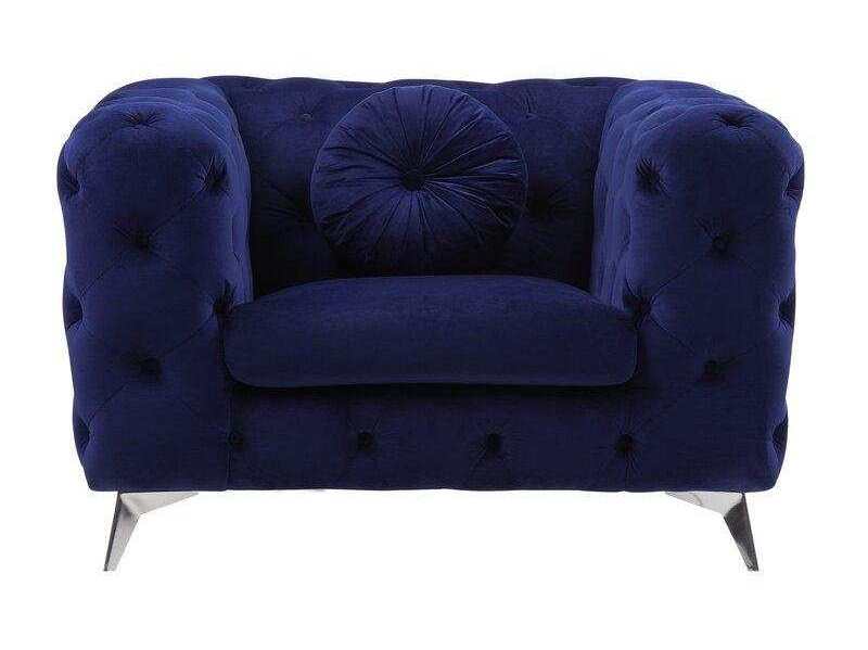 Atronia Blue Chair - Ornate Home