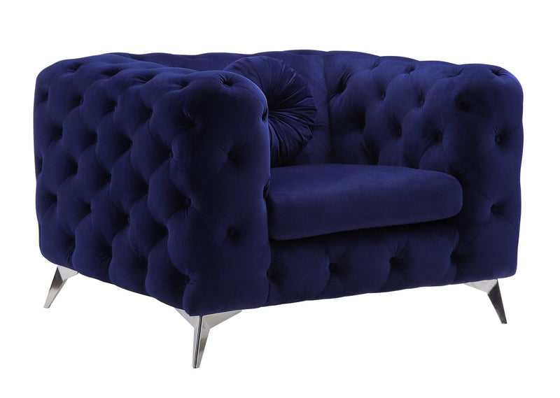 Atronia Blue Chair - Ornate Home