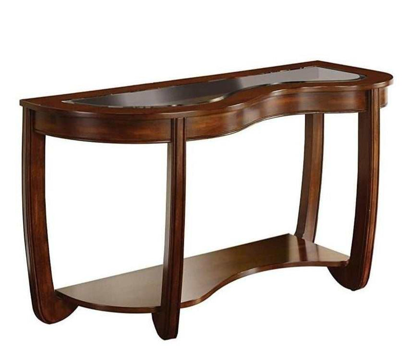 Crystal Falls Dark Cherry Sofa Table - Ornate Home