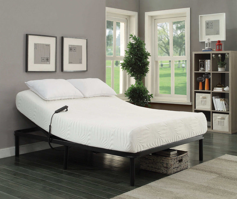 Stanhope - Black - Twin Long Adjustable Bed Base - Ornate Home