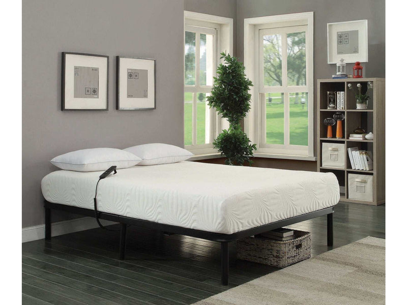 Stanhope Black Twin Long Adjustable Bed Base - Ornate Home