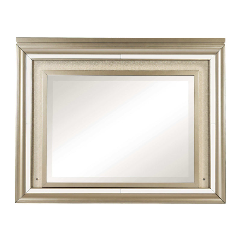Loudon Champagne Mirror w/ LED Lighting - Ornate Home