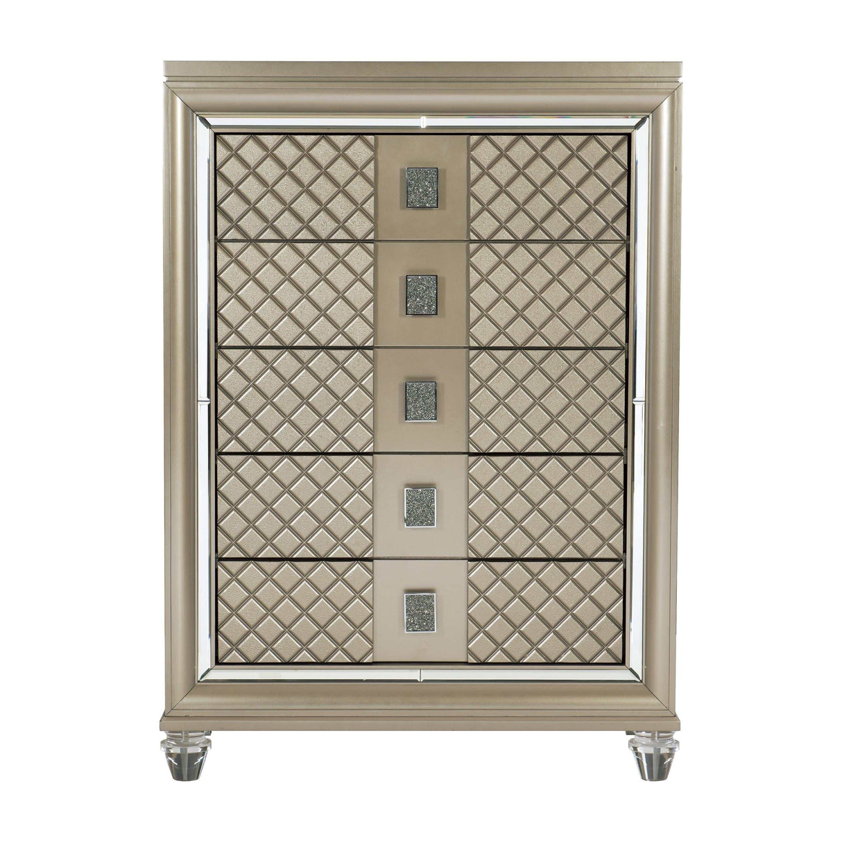 Loudon Champagne Chest - Ornate Home