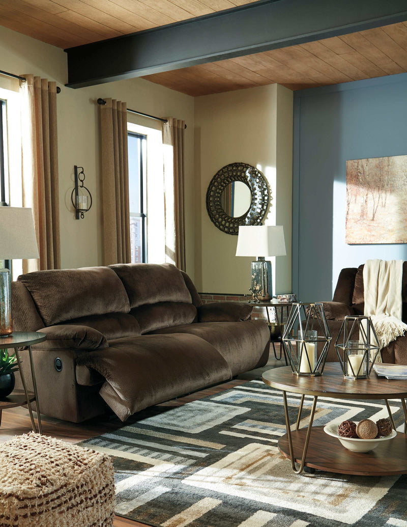 Clonmel Chocolate Reclining Sofa - Ornate Home