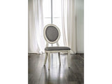 Kathryn Antique White & Gray Side Chair (Set of 2) - Ornate Home