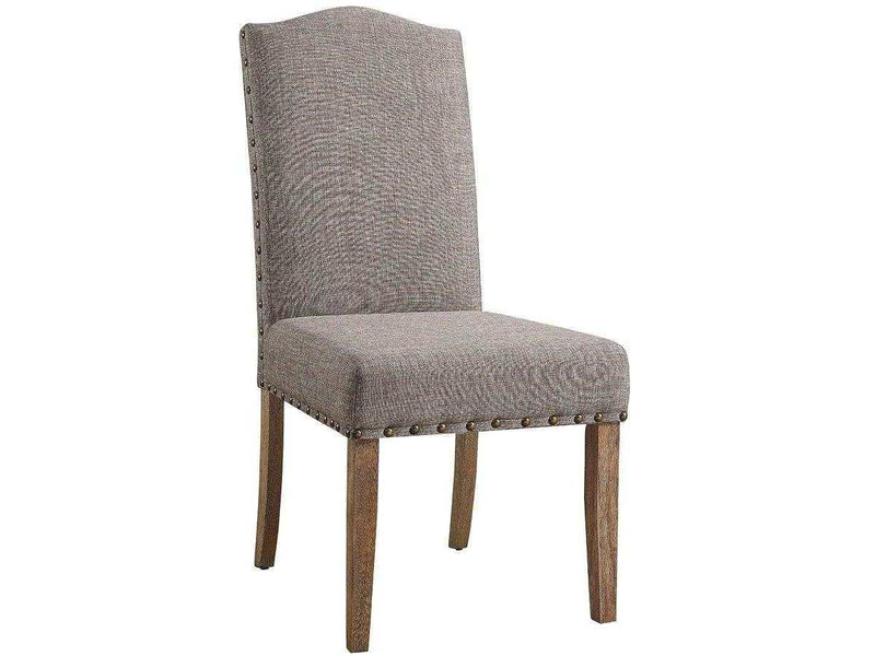 Vesper - Brown & Gray - Side Chair (Set of 2) - Ornate Home