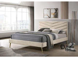 Vivar Beige Twin Bed - Ornate Home