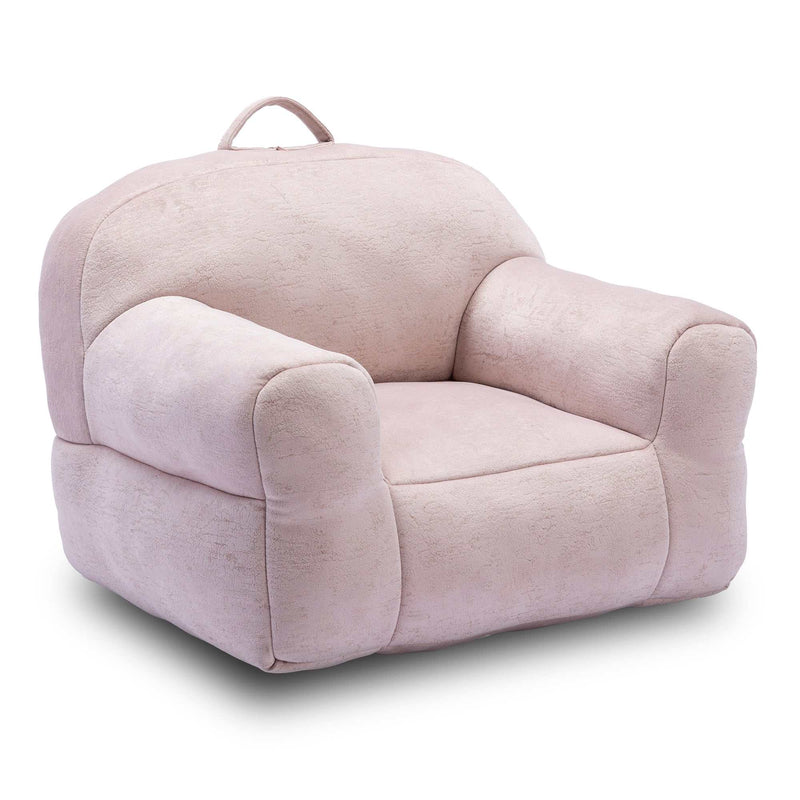 King Kid's Pink Velvet Bean Chair