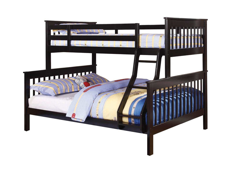 Chapman Black Twin Over Full Bunk Bed - Ornate Home