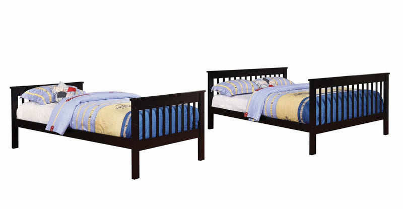 Chapman Black Twin Over Full Bunk Bed - Ornate Home