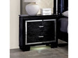 Bellanova Black Nightstand - Ornate Home