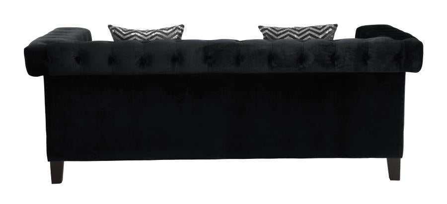 Reventlow Black 2pc Living Room Set - Ornate Home