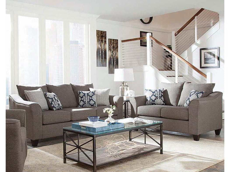 Salizar Grey 2pc Living Room Set - Ornate Home