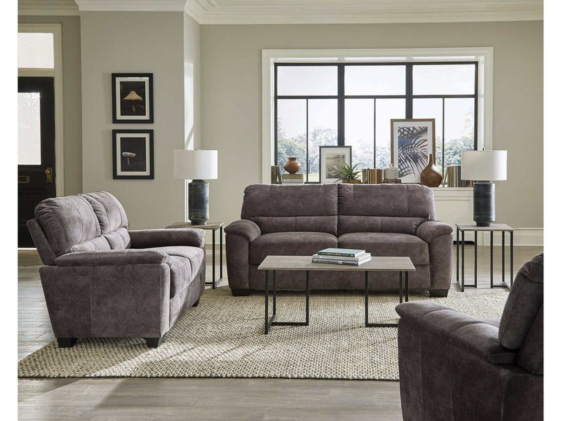 Hartsook Charcoal Grey 3pc Living Room Set - Ornate Home