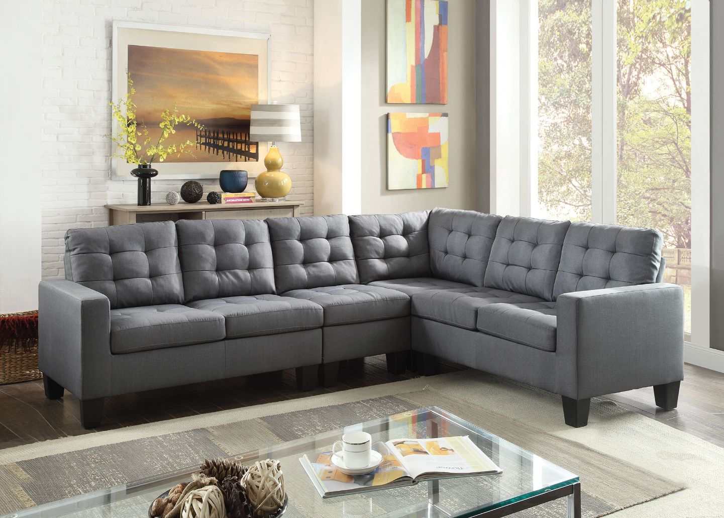 Earsom Sectional Sofa - Ornate Home