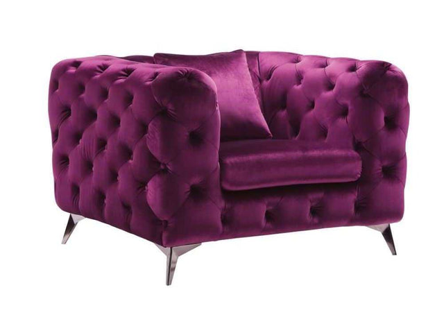 Atronia Purple Chair - Ornate Home