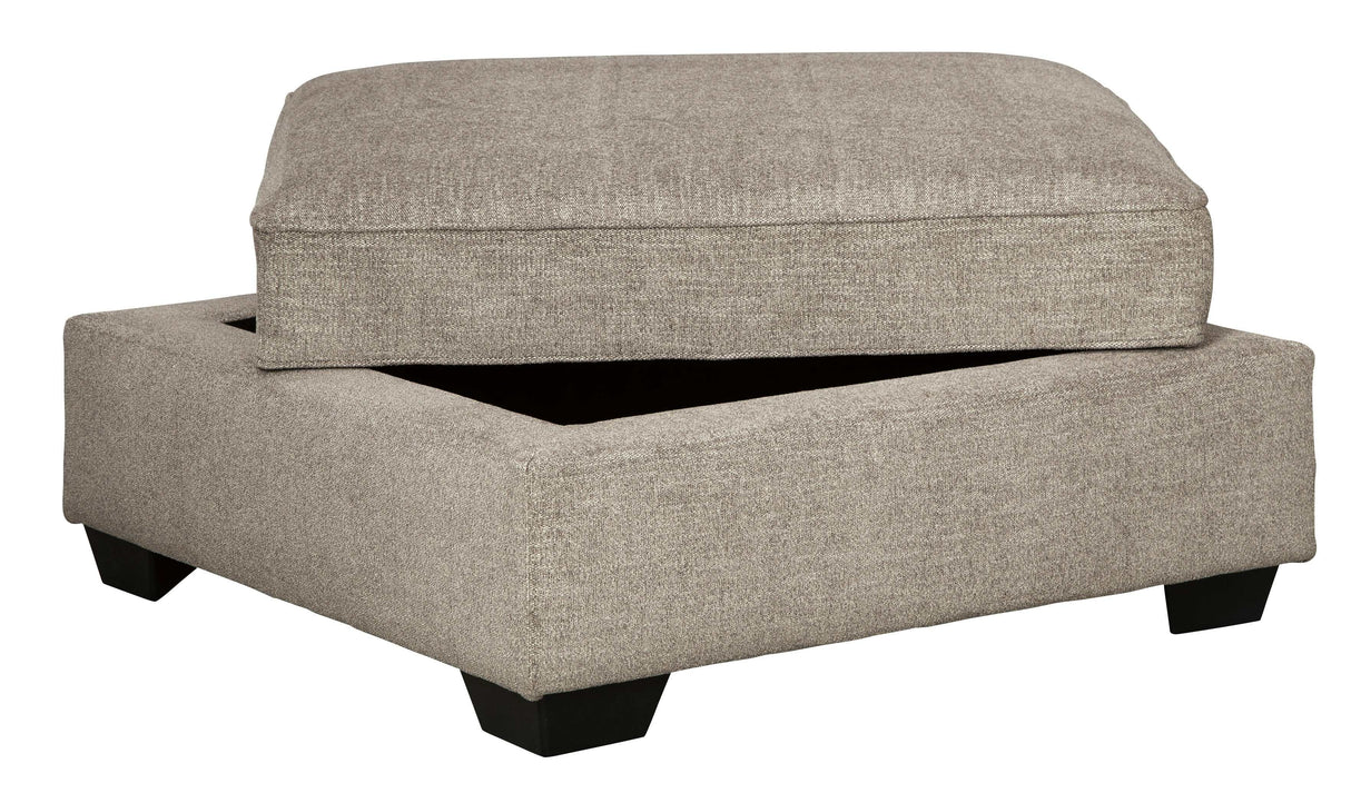 Bovarian Stone Ottoman w/ Storage - Ornate Home