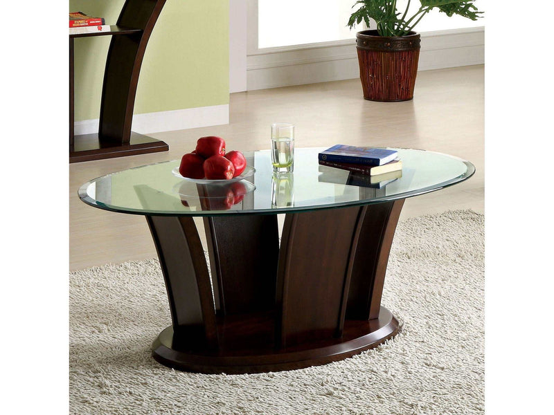 Manhattan Brown Cherry Coffee Table - Ornate Home