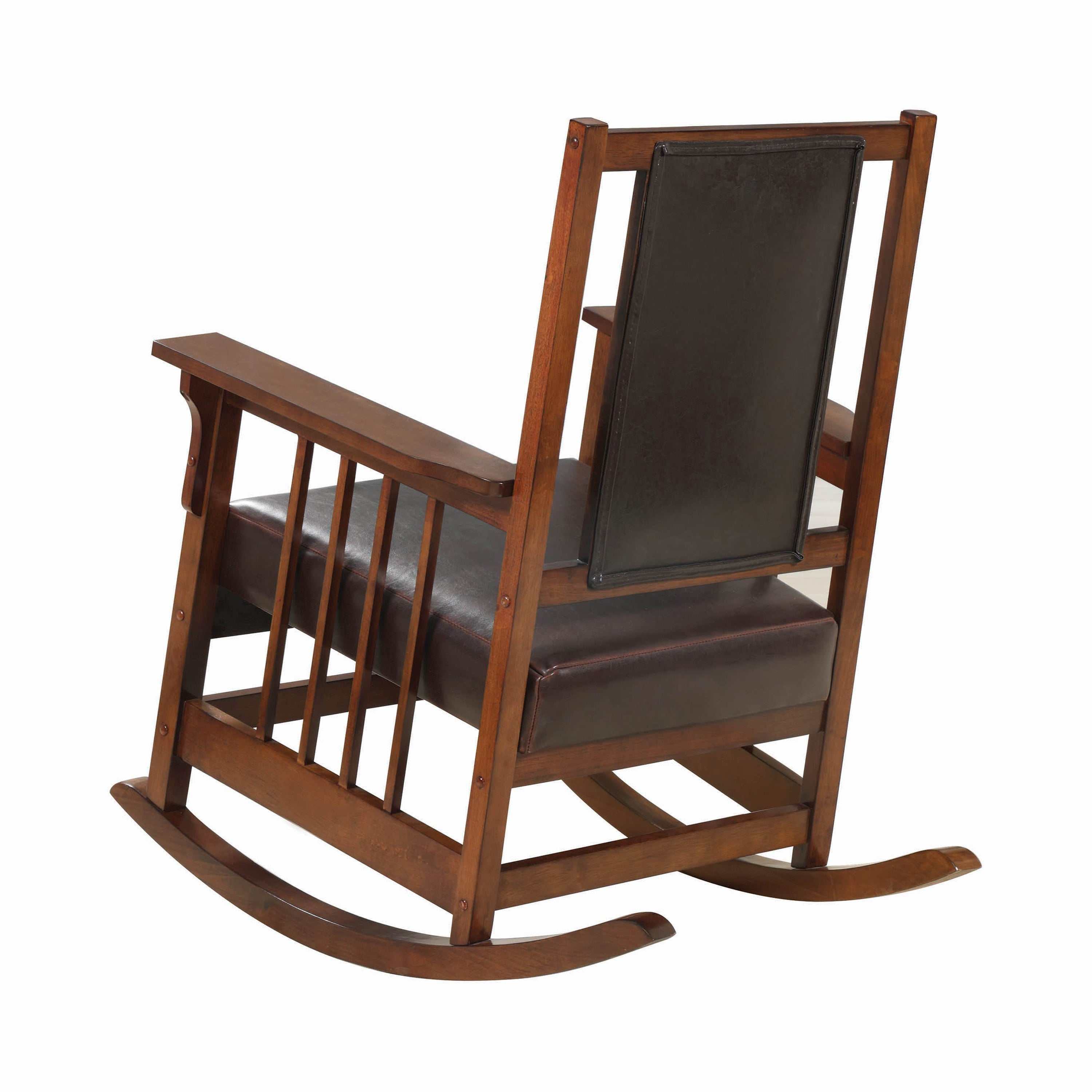 Elwood Tobacco & Dark Brown Rocking Chair - Ornate Home