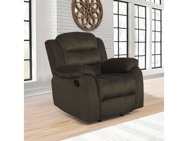 Rodman Olive Brown Glider Recliner - Ornate Home