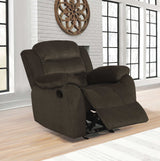 Rodman Olive Brown Glider Recliner - Ornate Home