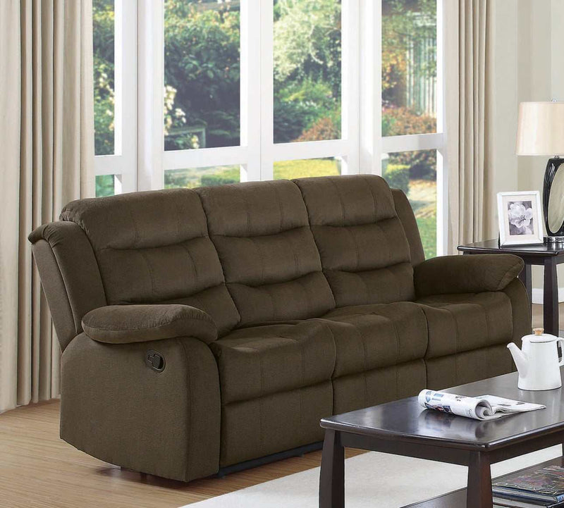 Rodman Olive Brown Motion Sofa - Ornate Home