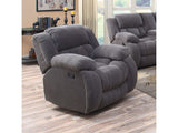 Weissman Charcoal Glider Recliner - Ornate Home