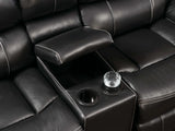 Willemse Black Motion Loveseat - Ornate Home