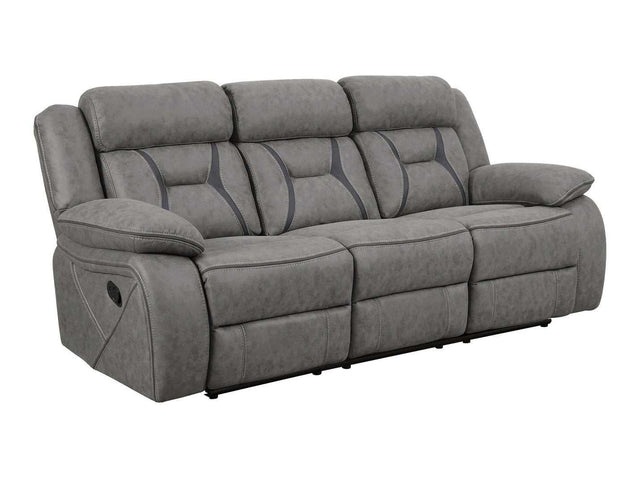 Higgins Grey Motion Sofa - Ornate Home