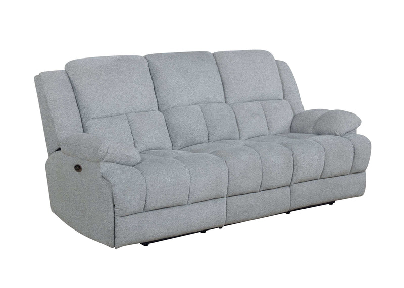 Waterbury Grey Power Sofa - Ornate Home