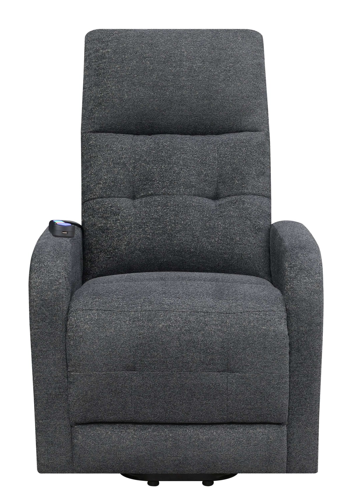 Piotr Charcoal Power Lift Recliner - Ornate Home