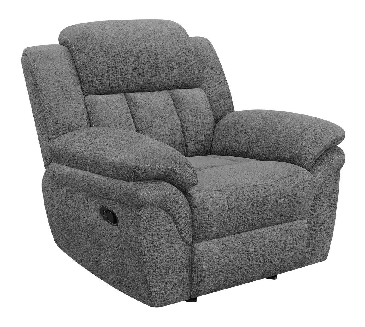 Bahrain Charcoal Glider Recliner - Ornate Home