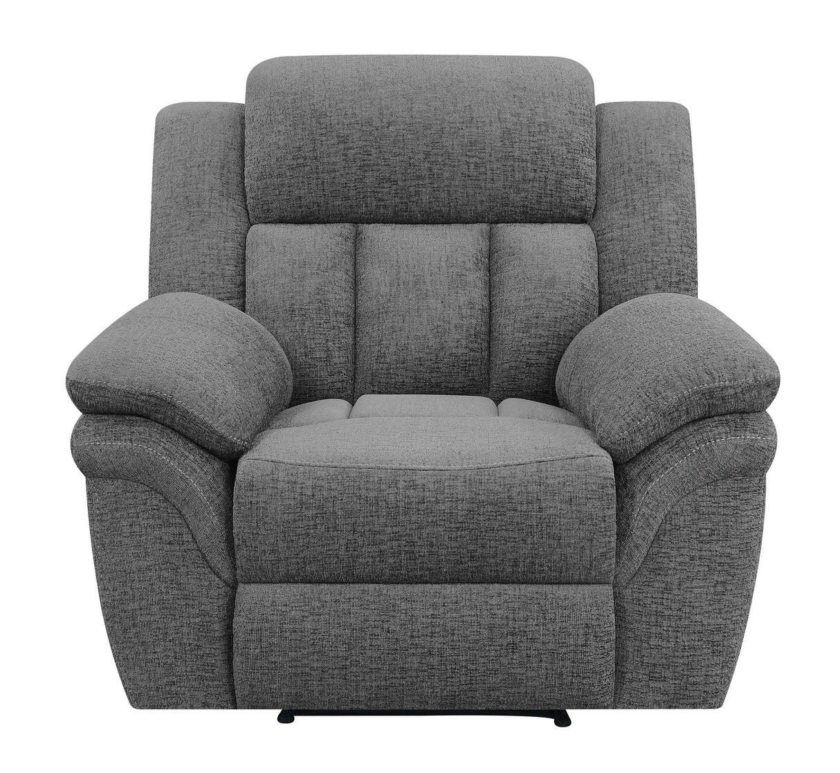 Bahrain Charcoal Glider Recliner - Ornate Home