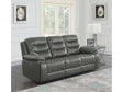 Flamenco Charcoal Power Sofa - Ornate Home