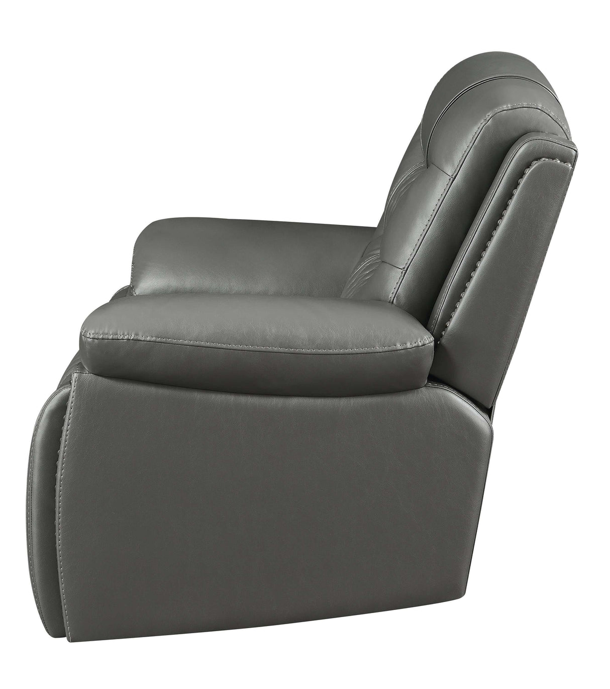 Flamenco Charcoal Power Recliner - Ornate Home