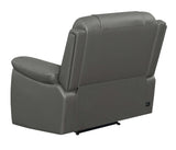 Flamenco Charcoal Power Recliner - Ornate Home