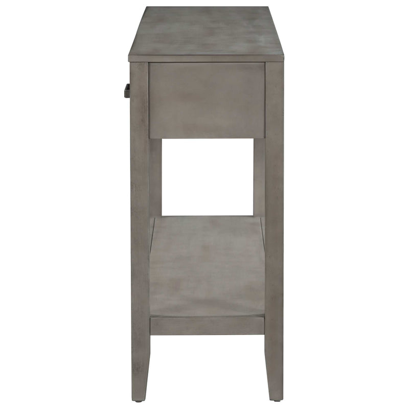 Chino Console Table Gray - Ornate Home