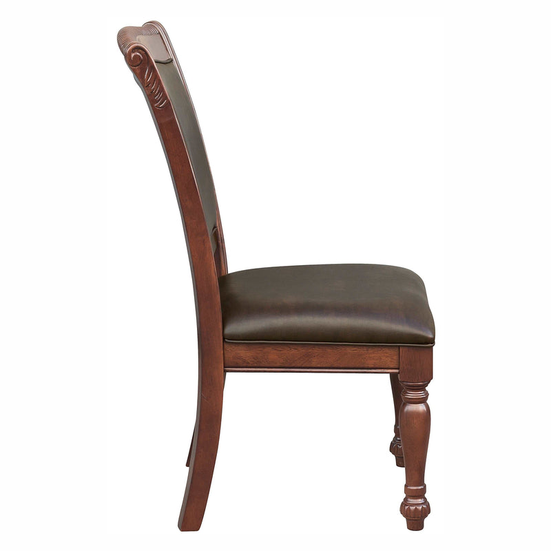 Lordsburg Brown Cherry Side Chair (Set of 2) - Ornate Home