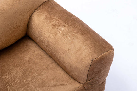 King Kids' Brown Velvet Bean Bag Chair - Ornate Home