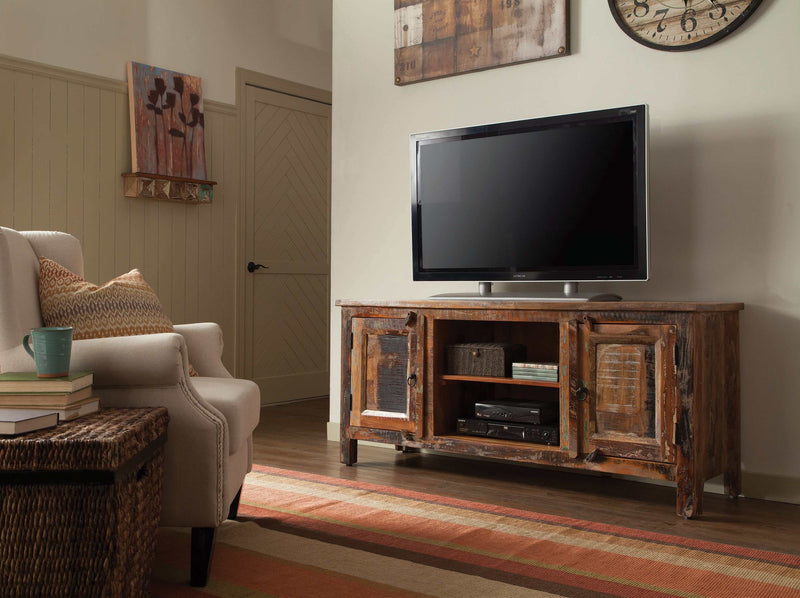 Mahira - Reclaimed Wood - TV Console - Ornate Home