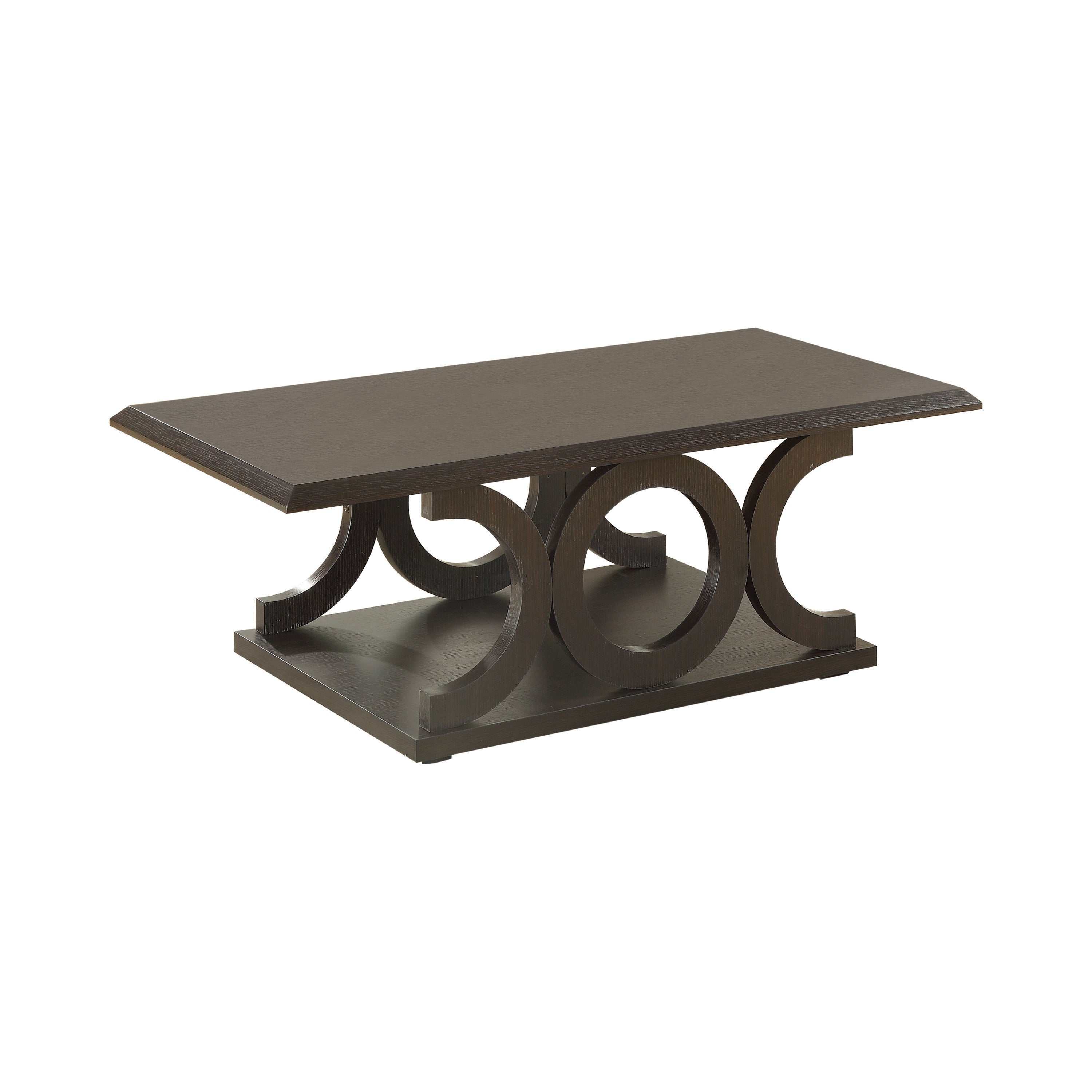 Roxie Cappuccino Coffee Table - Ornate Home