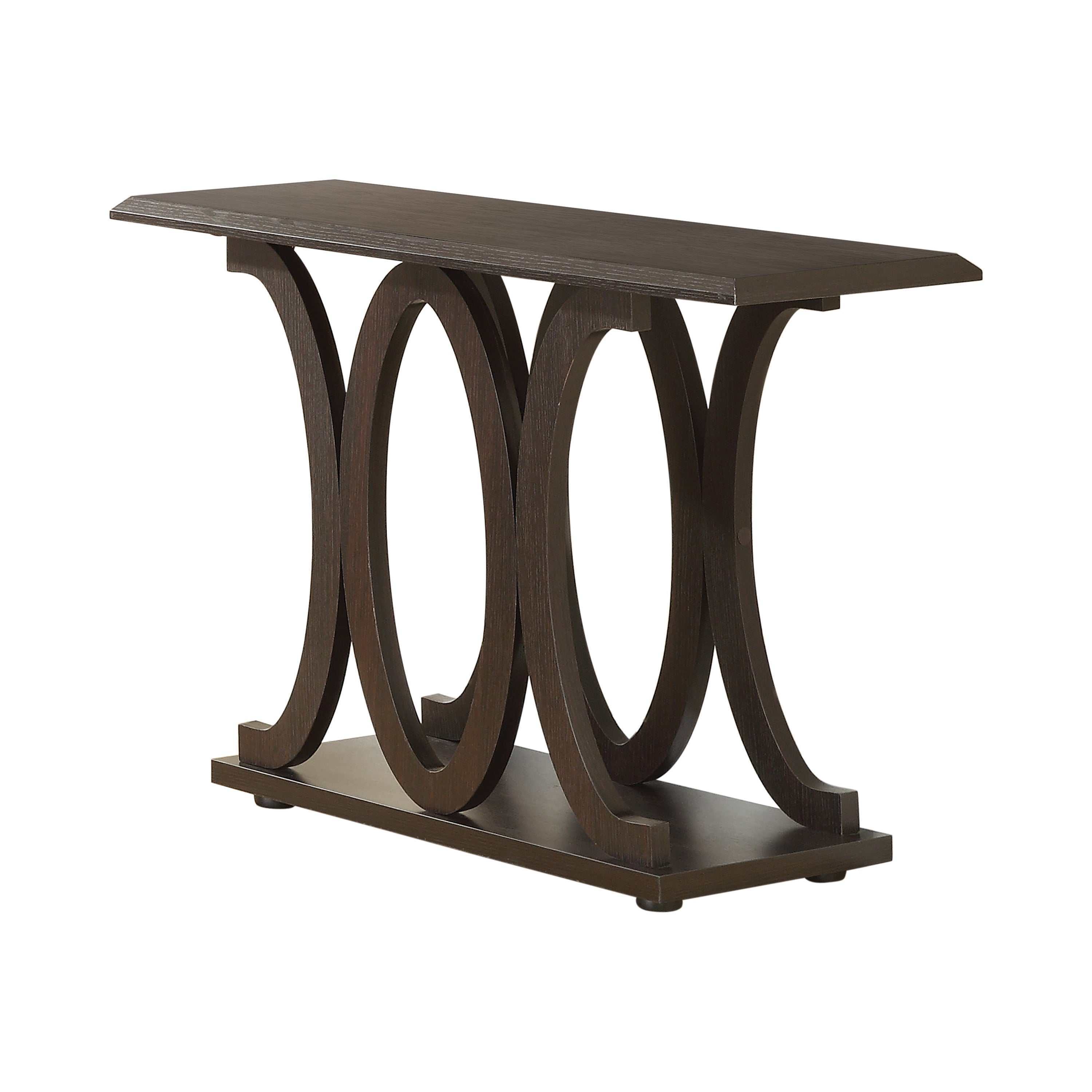 Roxie Cappuccino Sofa Table - Ornate Home