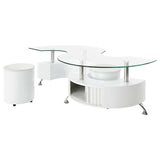 Buckley White High Gloss Coffee Table - Ornate Home