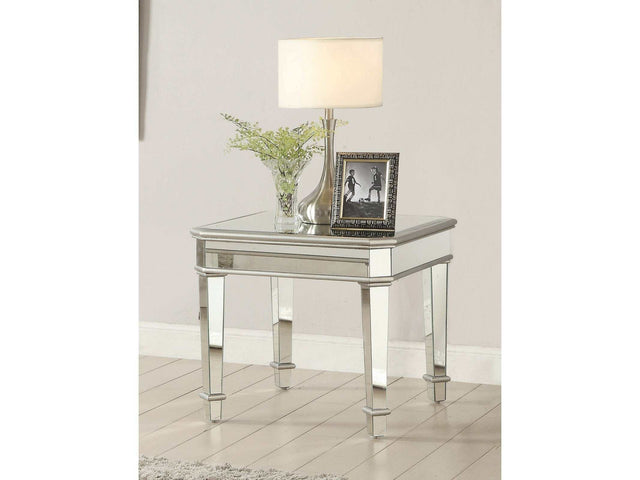 Cassandra Silver End Table - Ornate Home