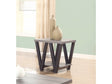 Higgins Black & Antique Grey End Table - Ornate Home