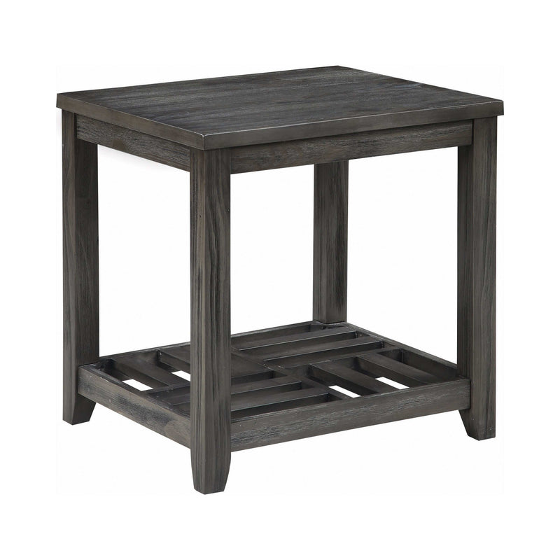 Neriah Grey End Table - Ornate Home