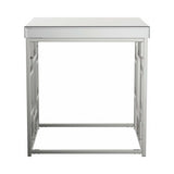 Kaiya Chrome End Table - Ornate Home