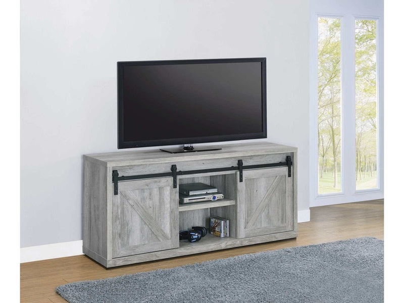 Irra Grey Driftwood 59" Tv Console - Ornate Home