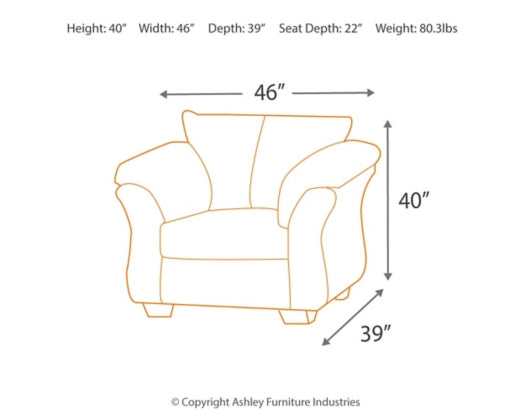 Darcy Chair & Ottoman Set - Ornate Home